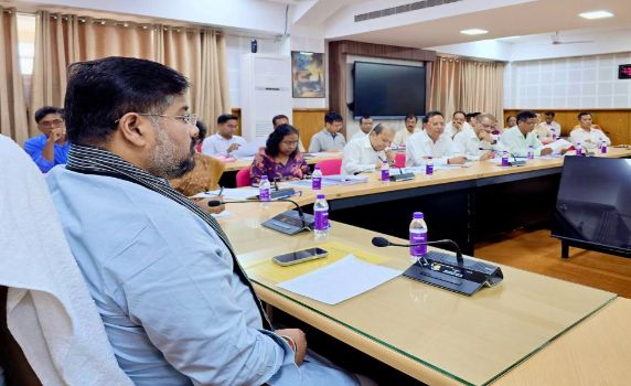 Tripura minister Sushanta Chowdhury reviews drivers